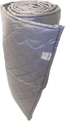 Singer Safety - 50' Long x 48" Wide, Fiberglass Roll - ASTM E-84 Specification, Metallic Gray - Apex Tool & Supply