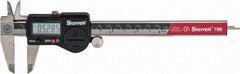 Starrett - 0 to 150mm Range, 0.01mm Resolution, IP67 Electronic Caliper - Stainless Steel with 1-1/2" Stainless Steel Jaws, 0.02mm Accuracy, Serial Output - Apex Tool & Supply