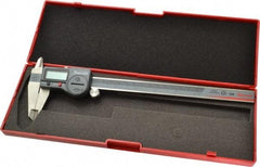Starrett - 0 to 200mm Range, 0.01mm Resolution, IP67 Electronic Caliper - Stainless Steel with 1-7/8" Stainless Steel Jaws, 0.0015" Accuracy, Serial Output - Apex Tool & Supply