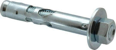 Powers Fasteners - 3/4" Diam, 3/4" Drill, 4-1/4" OAL, Sleeve Concrete Anchor - 1018 Steel, Hex Nut Head, Hex Drive - Apex Tool & Supply