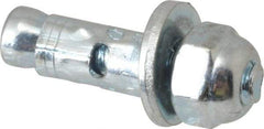 Powers Fasteners - 1/4" Diam, 1/4" Drill, 5/8" OAL, Sleeve Concrete Anchor - 1018 Steel, Acorn Nut Head, Hex Drive - Apex Tool & Supply
