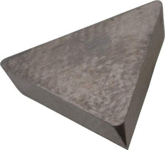 Kyocera - TPG1.81.51 Grade TN60 Cermet Turning Insert - TiCN/NbC Finish, 60° Triangle, 7/32" Inscr Circle, 3/32" Thick, 1/64" Corner Radius - Apex Tool & Supply
