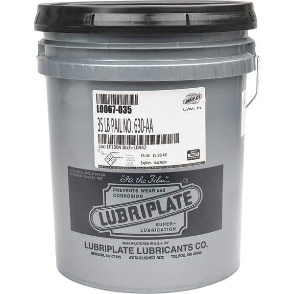 Lubriplate - 35 Lb Pail Lithium High Temperature Grease - Off White, High/Low Temperature, 270°F Max Temp, NLGIG 1, - Apex Tool & Supply