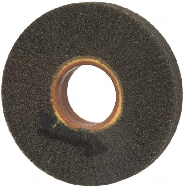 Brite Star - 6" Diam 220 Grit Silicon Carbide Unmounted Flap Wheel - 2" Hole, 1" Wide, Density 7, Coated, Grade Very Fine, 3,400 Max RPM - Apex Tool & Supply