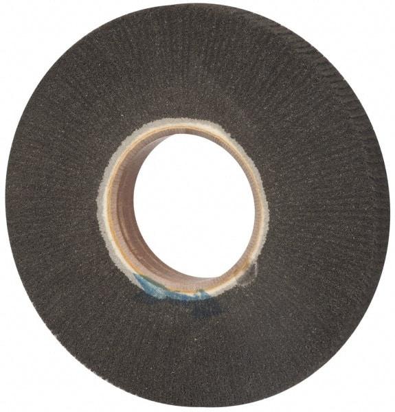 Brite Star - 8" Diam 220 Grit Silicon Carbide Unmounted Flap Wheel - 3" Hole, 1" Wide, Density 7, Coated, Grade Very Fine, 3,200 Max RPM - Apex Tool & Supply