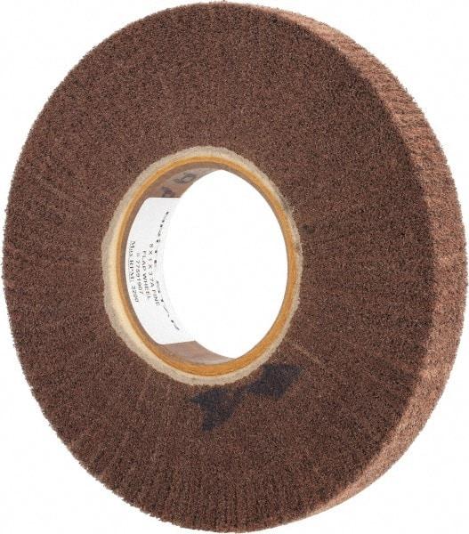 Brite Star - 8" Diam 180 Grit Aluminum Oxide Unmounted Flap Wheel - 3" Hole, 1" Wide, Density 7, Coated, Grade Fine, 3,200 Max RPM - Apex Tool & Supply