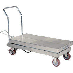Vestil - 2,000 Lb Capacity Hydraulic Scissor Lift - 15" to 39" Lift Height, 47" Platform Length x 24" Platform Width - Apex Tool & Supply