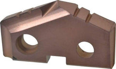 Allied Machine and Engineering - 1-3/32" Diam x 3/16" Thick, Seat Code 2, 132° Included Angle Spade Drill Insert - AM200 Coated, Cobalt, Grade Super Cobalt, Series GEN2 T-A - Apex Tool & Supply