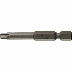 Wiha - T30 Power Bit - 1/4" Drive, 2" OAL - Apex Tool & Supply