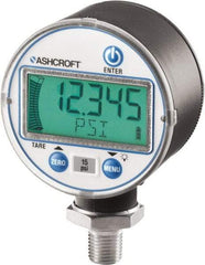Ashcroft - 2-1/2" Dial, 1/4 Thread, 0-10,000 Scale Range, Pressure Gauge - Lower Connection Mount, Accurate to ±0.5% of Scale - Apex Tool & Supply