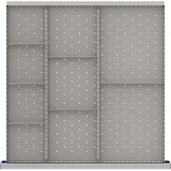 LISTA - 9-Compartment Drawer Divider Layout for 3.15" High Drawers - Apex Tool & Supply