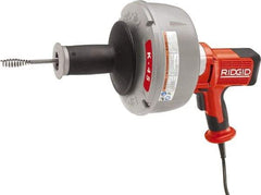 Ridgid - Electric Battery Drain Cleaning Machine - For 3/4" to 2-1/2" Pipe, 25' Cable - Apex Tool & Supply