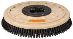 PRO-SOURCE - 17" Diam Scrubbing Brush - 15" Machine, 1-1/2" Trim Length, Black Pad, Polypropylene - Apex Tool & Supply