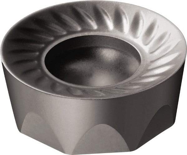 Sandvik Coromant - RCKT1906 PM Grade 1130 Carbide Milling Insert - AlTiCrN Finish, 6.35mm Thick, 19.05mm Inscribed Circle, 9.53mm Corner Radius - Apex Tool & Supply