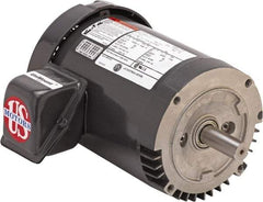 US Motors - 7-1/2 hp, TEFC Enclosure, No Thermal Protection, 3,520 RPM, 208-230/460 Volt, 60 Hz, Three Phase Premium Efficient Motor - Size 213 Frame, C-Face Mount, 1 Speed, Double Shielded Ball Bearings, 20.6-18.4/9.2 Full Load Amps, F Class Insulation - Apex Tool & Supply