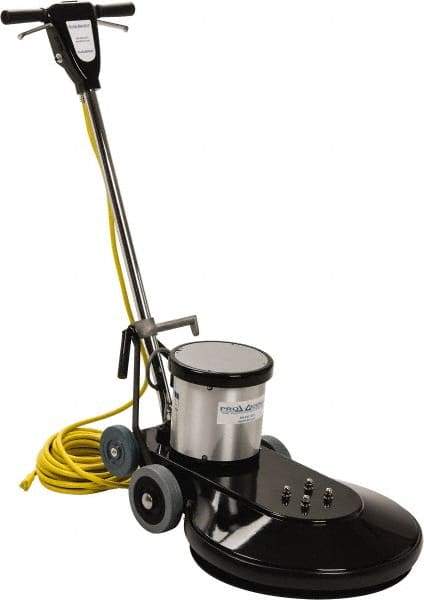 PRO-SOURCE - 20" Cleaning Width, Electric Floor Burnisher - 1.5 hp, 1,500 RPM - Apex Tool & Supply