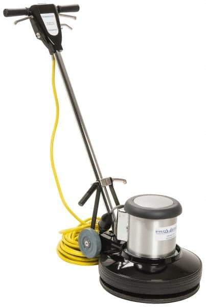PRO-SOURCE - 17" Cleaning Width, Electric Floor Burnisher - 1.5 hp, 175 RPM - Apex Tool & Supply
