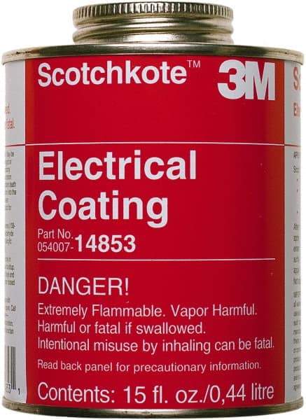 3M - 15 oz Can Brown Butyl Rubber Joint Sealant - 72°F Max Operating Temp, 12 min Tack Free Dry Time, Series 14853 - Apex Tool & Supply