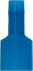 3M - 16 to 14 AWG, Vinyl, Partially Insulated, Female Wire Disconnect - 1/4 Inch Wide Tab, Blue, RoHS 2011/65/EU Compliant - Apex Tool & Supply