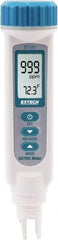 Extech - Pen Style Conductivity Meter - 32 to 122°F, Conductivity Probe - Apex Tool & Supply