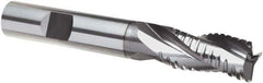 Guhring - 5/16", 13/16" LOC, 5/16" Shank Diam, 2-1/2" OAL, 3 Flute, Solid Carbide Square End Mill - Single End, Uncoated, Spiral Flute, 29/30/31° Helix, Centercutting, Right Hand Cut, Right Hand Flute, Series 4266 - Apex Tool & Supply