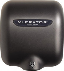 Excel Dryer - 1500 Watt Graphite & Zinc Die-Cast Finish Electric Hand Dryer - 100/120 Volts, 12.5 Amps, - Apex Tool & Supply