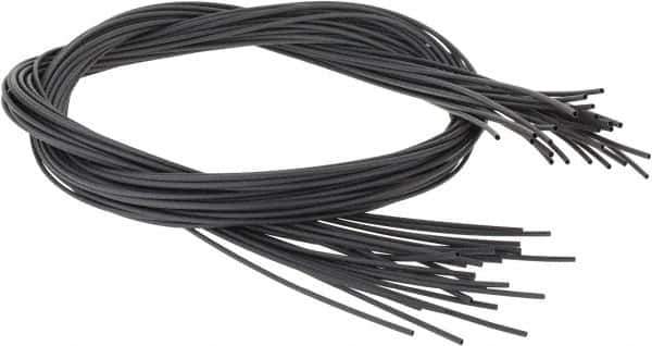 3M - 48" Long, 2:1, Polyolefin Heat Shrink Electrical Tubing - Black - Apex Tool & Supply