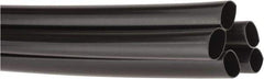 3M - 48" Long, 2.5:1, Polyolefin Heat Shrink Electrical Tubing - Black - Apex Tool & Supply