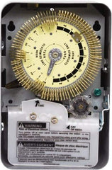 Intermatic - 24 hr with Day Skipper Indoor Analog Electromechanical Timer - 96 On/Off per Day, 480 VAC, 60 Hz, - Apex Tool & Supply