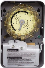 Intermatic - 24 hr Indoor Analog Electromechanical Timer - 48 On/Off, 120/208 to 277/480 VAC, 60 Hz, - Apex Tool & Supply