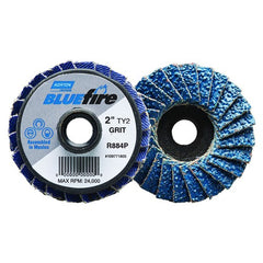 3″ 40 Grit Type TS BlueFire Mini Flap Disc - Apex Tool & Supply