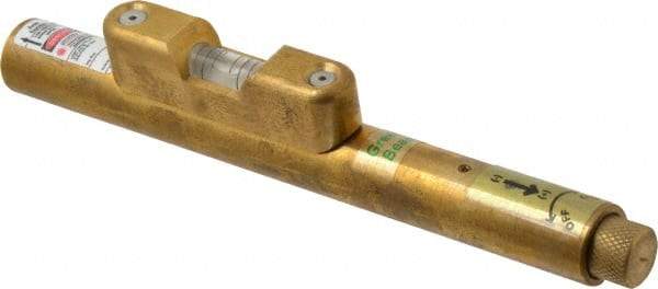 Laser Tools Co. - 1 Beam 500' Max Range Alignment Laser - Green Beam, 1/16" at 100' Accuracy, 6-1/2" Long x 3/4" Wide, Battery Included - Apex Tool & Supply