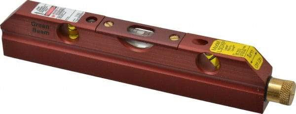 Laser Tools Co. - 1 Beam 500' Max Range Torpedo Laser Level - Green Beam, 1/8" at 100' Accuracy, 6-3/4" Long x 1-3/8" Wide x 5/8" High, Battery Not Included - Apex Tool & Supply