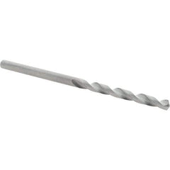 Guhring - 2.9mm 118° Solid Carbide Jobber Drill - Bright Finish, Right Hand Cut, Spiral Flute, Straight Shank, 61mm OAL, Faceted Point - Apex Tool & Supply