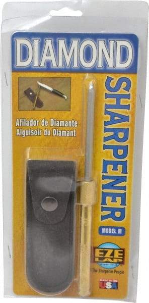 Eze Lap - Super Fine Grade Diamond Sharpener - Diamond Area 3-3/4" Long - Apex Tool & Supply