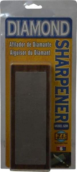 Eze Lap - 6" Long x 2" Wide Diam ond Sharpening Stone - Flat, 400 Grit, Medium Grade - Apex Tool & Supply