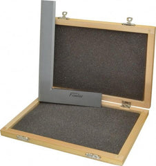 Fowler - 8-1/2" Blade Length, 5-1/8" Base Length Tool Steel Square - 0.0002" Accuracy, Beveled Edge - Apex Tool & Supply