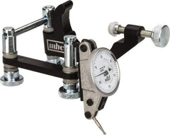 Fowler - 0.0005" Graduation, 0.06" Max Meas, 0-15-0 Dial Reading, Indicator & Base Kit - 1-1/2" Dial Diam - Apex Tool & Supply