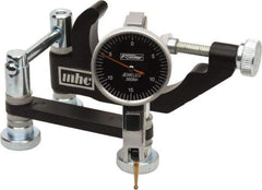 Fowler - 0.0005" Graduation, 0.03" Max Meas, 0-15-0 Dial Reading, Indicator & Base Kit - 1-1/4" Dial Diam - Apex Tool & Supply