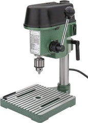 Enco - 4-5/16" Swing, Step Pulley Drill Press - 3 Speed, Single Phase - Apex Tool & Supply
