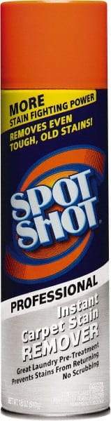 Spot Shot - 18 oz Aerosol Spot/Stain Cleaner - Use on All Types of Carpeting - Apex Tool & Supply
