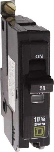 Square D - 40 Amp, 240 VAC, 1 Pole, Bolt On Miniature Circuit Breaker - 8-2 AWG - Apex Tool & Supply