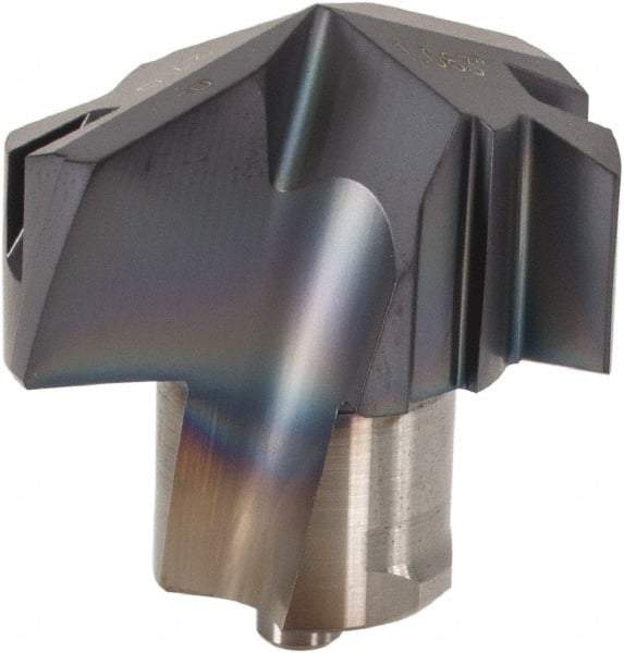 Iscar - Series ICP, 27mm Diam Grade IC908 140° Replaceable Drill Tip - Carbide, TiAlN Finish, 27 Seat Size - Apex Tool & Supply