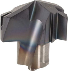 Iscar - Series ICP, 27mm Diam Grade IC908 140° Replaceable Drill Tip - Carbide, TiAlN Finish, 27 Seat Size - Apex Tool & Supply