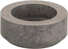 Hertel - 1/2" Inscribed Circle, Round External Turning Shim for Indexables - 3/16" Thick, IRSN Shim Style, Negative Rake, Neutral Cut - Apex Tool & Supply