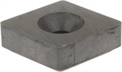 Hertel - 1/2" Inscribed Circle, Round External Turning Shim for Indexables - 3/16" Thick, SM Shim Style, Negative Rake, Neutral Cut - Apex Tool & Supply