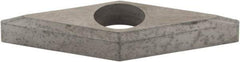 Hertel - 3/8" Inscribed Circle, Diamond (Shape) External Turning Shim for Indexables - 1/8" Thick, SKVN Shim Style, Negative Rake, Neutral Cut - Apex Tool & Supply
