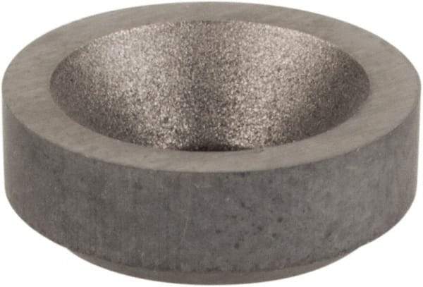 Hertel - 3/8" Inscribed Circle, Round External Turning Shim for Indexables - 1/8" Thick, SM Shim Style, Negative Rake, Neutral Cut - Apex Tool & Supply