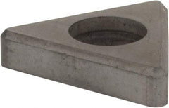 Hertel - 5/8" Inscribed Circle, Triangle External Turning Shim for Indexables - 3/16" Thick, ITSN Shim Style, Negative Rake, Neutral Cut - Apex Tool & Supply