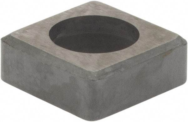 Hertel - 3/8" Inscribed Circle, Square External Turning Shim for Indexables - 1/8" Thick, ISSN Shim Style, Negative Rake, Neutral Cut - Apex Tool & Supply